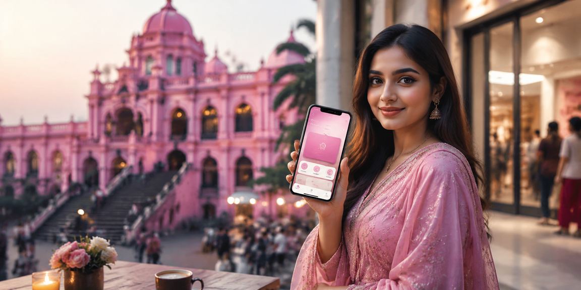 ঢাকায় বাংলাদেশি মডেল ক্যাসিনো অ্যাপে নিরাপদে লগইন করছেন
