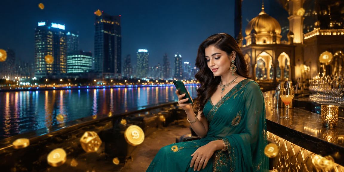 ঢাকায় বাংলাদেশি নারী মডেল মোবাইলে ক্যাসিনো বেটিং উপভোগ করছেন